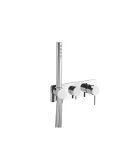 Mitigeur thermostatique plaque carré à encastrer Link