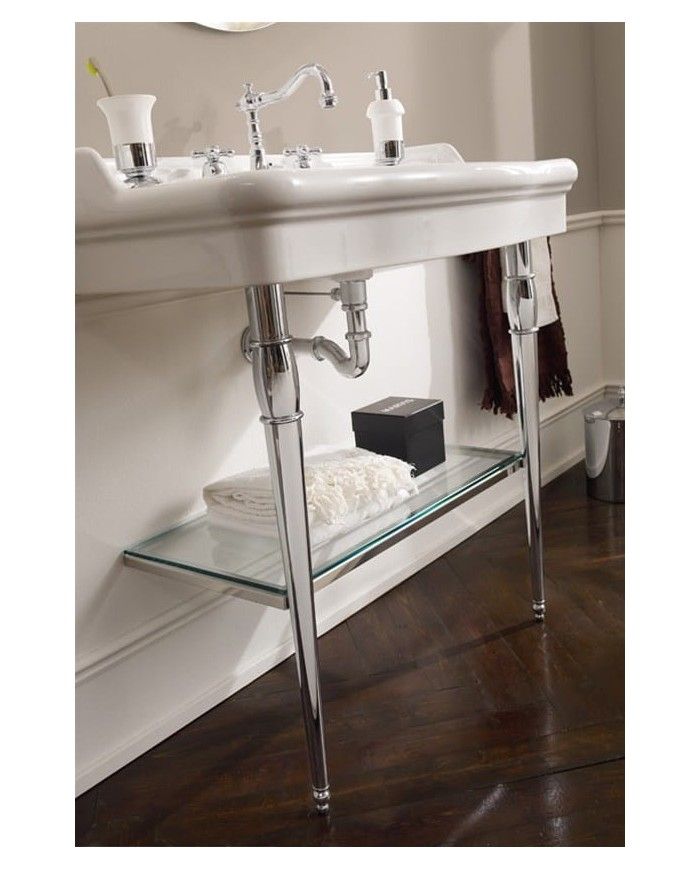 Lavabo Castellana double 126 cm Scarabeo