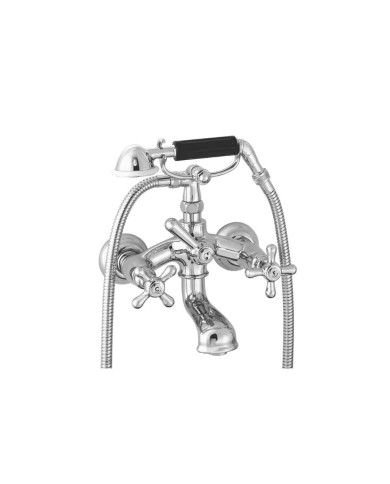 Mélangeur bain douche mural apparent - Roma Stella