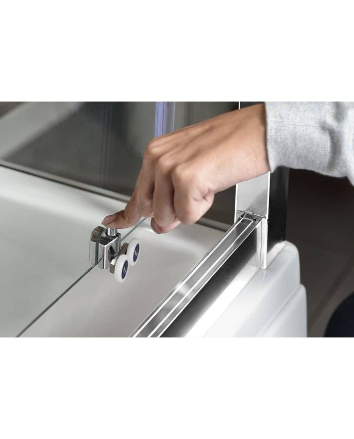 Porte douche seule Polysan 120 x 165