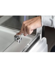 Porte douche seule Polysan 120 x 165