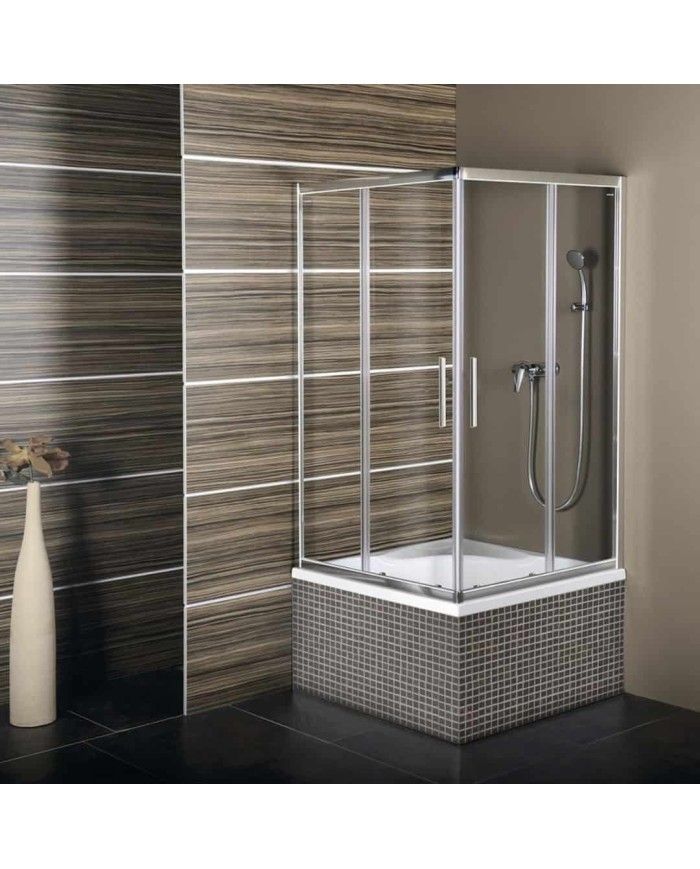 Receveur douche carré profond CARMEN Polysan 80x80x30cm