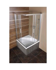 Receveur douche carré profond CARMEN Polysan 80x80x30cm