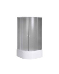 Receveur douche quart cercle 80x80x28cm Polysan