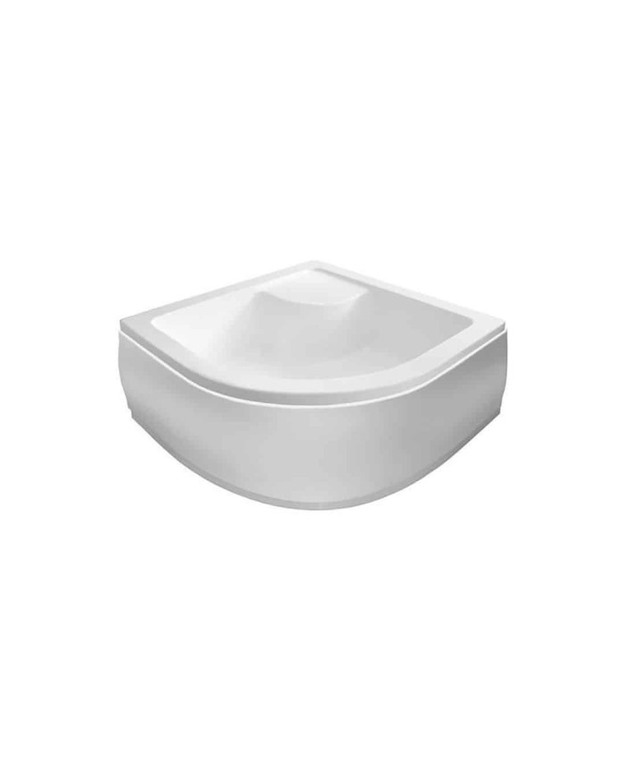 Receveur douche quart cercle 80x80x28cm Polysan