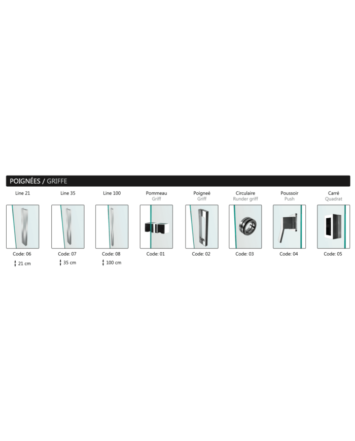 Paroi douche coulissante Palermo Doccia