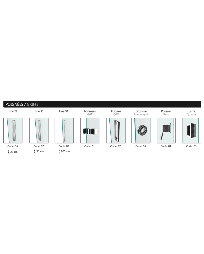 Paroi douche coulissante Bristol Doccia