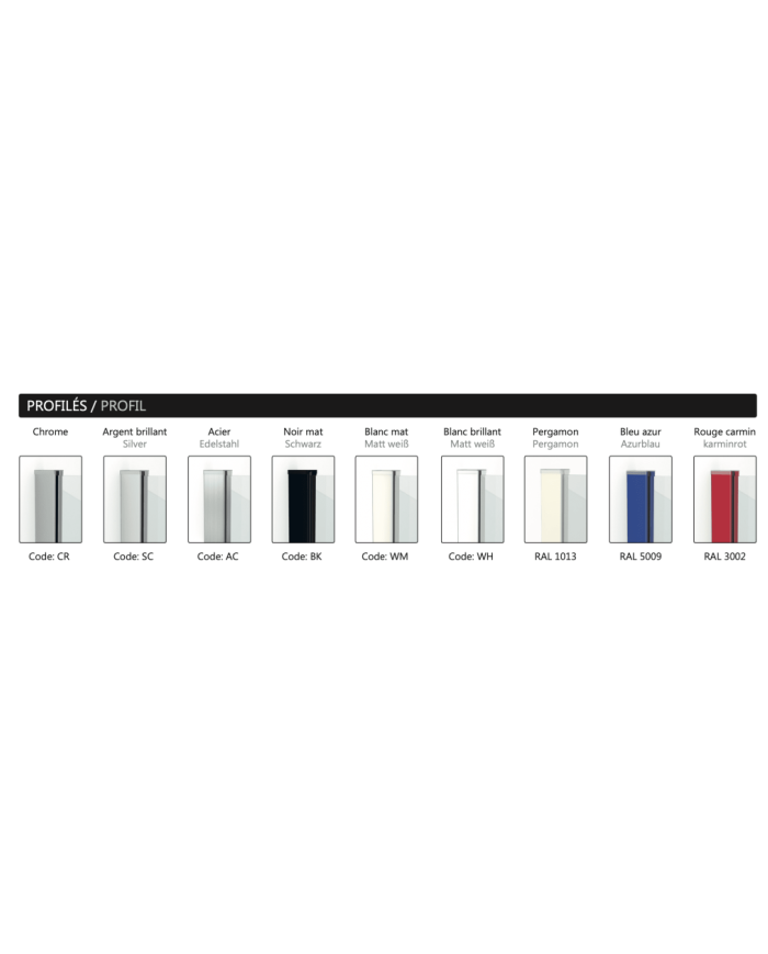 Paroi douche coulissante Bristol Doccia