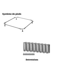 Receveur douche profondeur 15cm de 70-90cm Bette