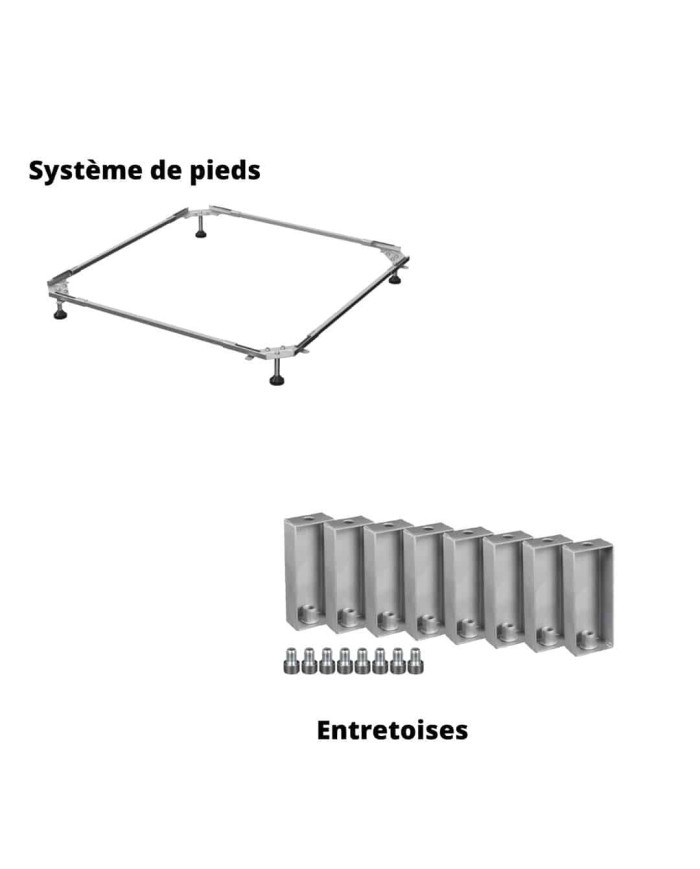 Receveur douche profondeur 15cm de 100-120cm Bette