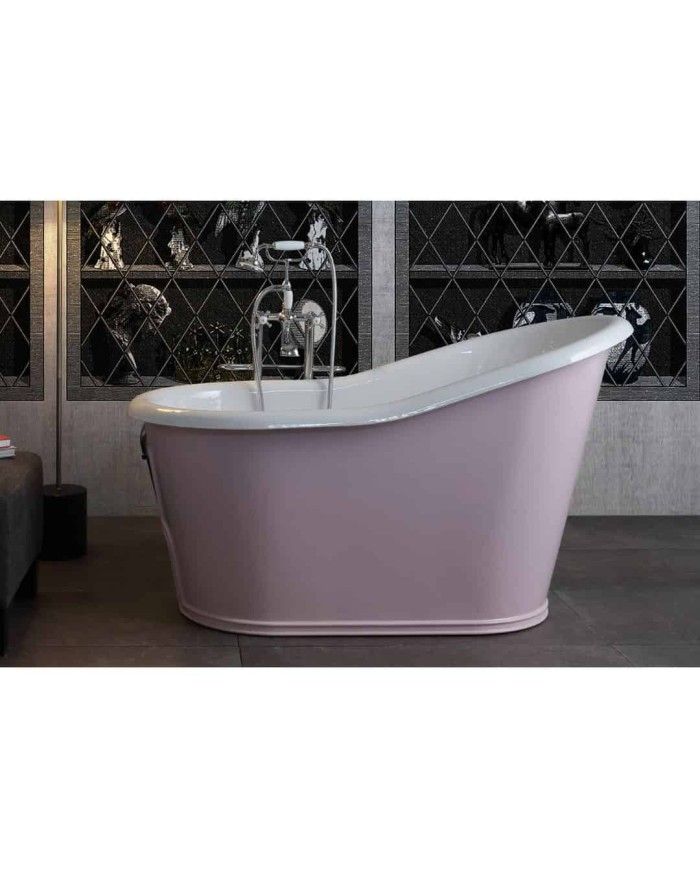 Baignoire fonte émaillée OLD LAVANDE Bleu Provence