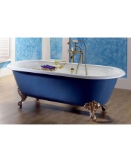 Baignoires sur pieds fonte - VINTAGE - Bleu Provence