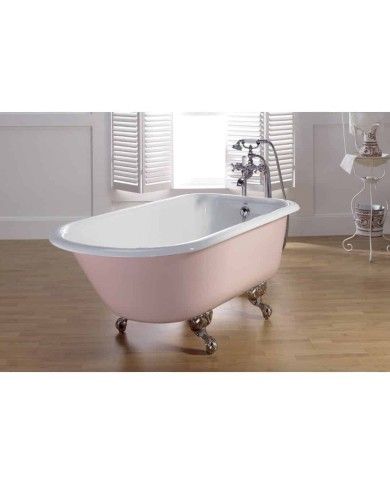 Baignoire fonte sur pieds ANIS Bleu Provence