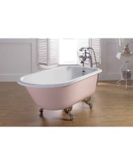Baignoire fonte sur pieds ANIS Bleu Provence
