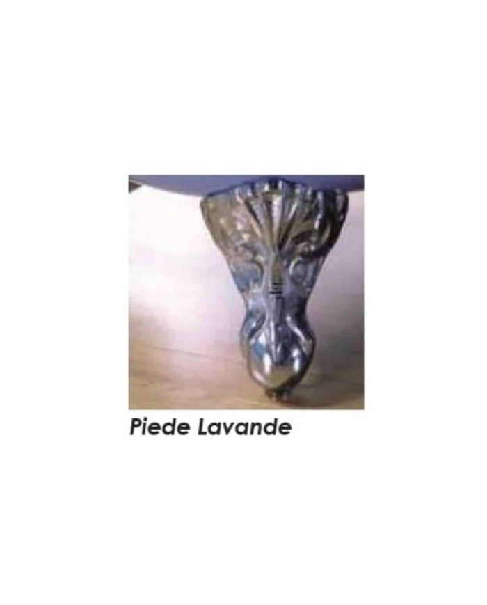 Baignoire fonte sur pieds ANIS Bleu Provence