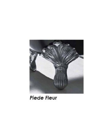 Baignoire fonte sur pieds ANIS Bleu Provence