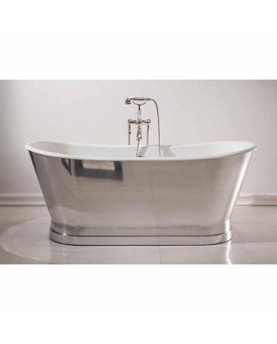 Baignoire en fonte émaillée sur base ANTICA