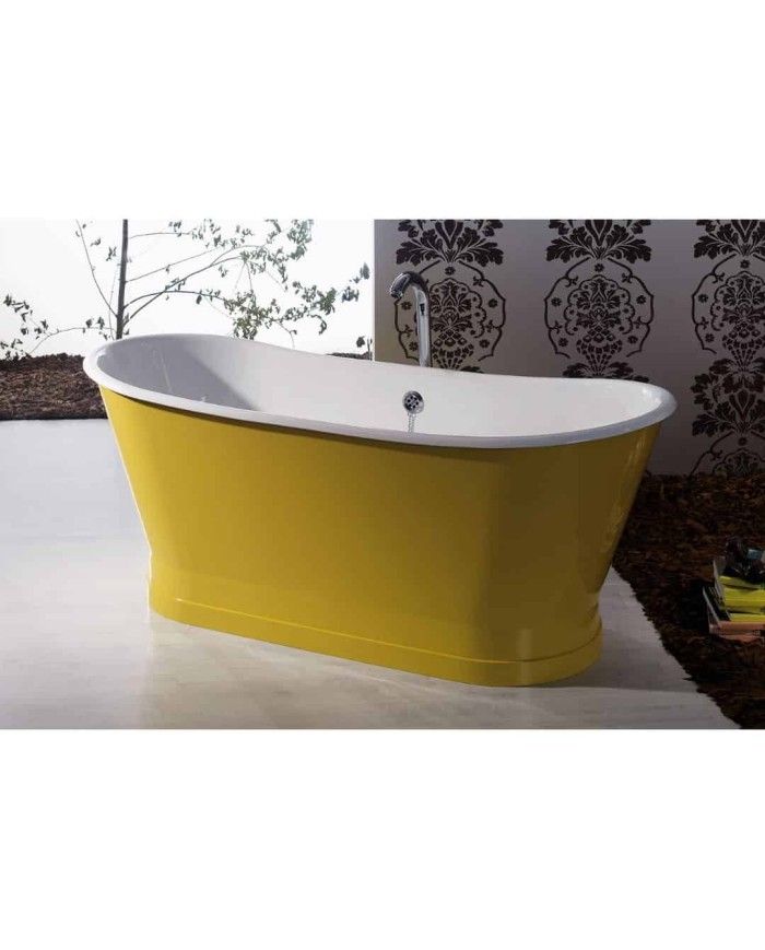 Baignoire en fonte émaillée sur base ANTICA