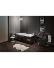 Baignoire encastrée fonte - BALLET - Bleu Provence