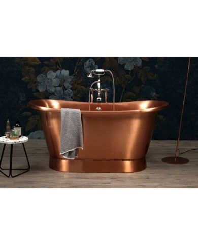 Baignoire cuivre 170x69cm Napoléon Bleu Provence