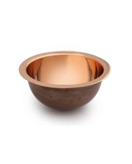 Vasque cuivre 30,5 cm UNDER Bleu Provence