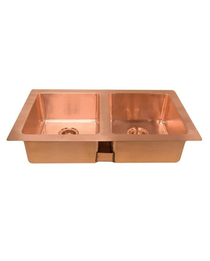 Vasque cuivre 91,5cm SABRI DOUBLE Bleu Provence