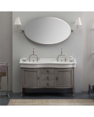 Meuble 140cm en tulipier placard Bleu Provence