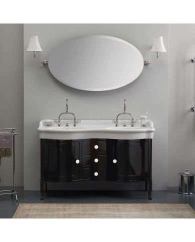 Meuble 140cm en tulipier placard Bleu Provence