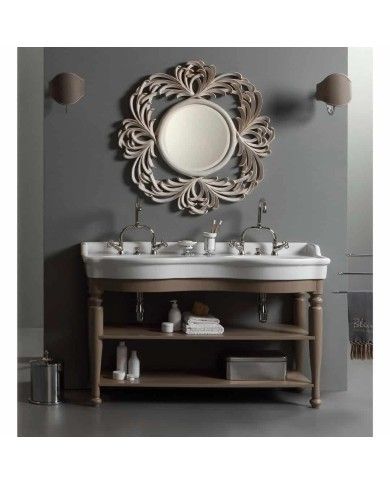 Meuble 140 cm tulipier ouvert Bleu Provence