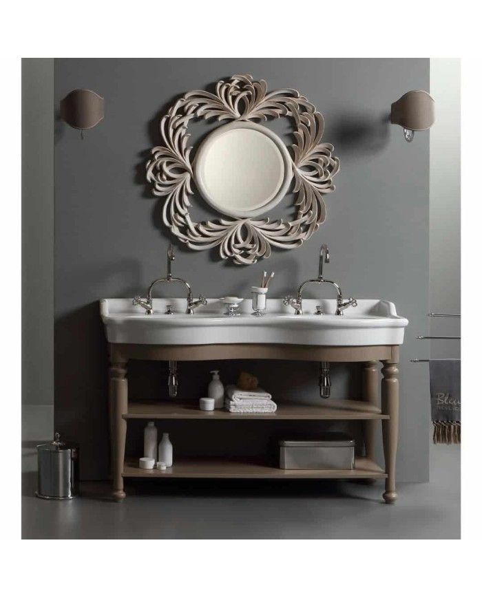 Meuble 140 cm tulipier ouvert Bleu Provence