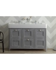 Meuble tulipier fermé 130/100cm - Bleu Provence