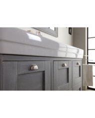 Meuble tulipier fermé 130/100 cm Bleu Provence