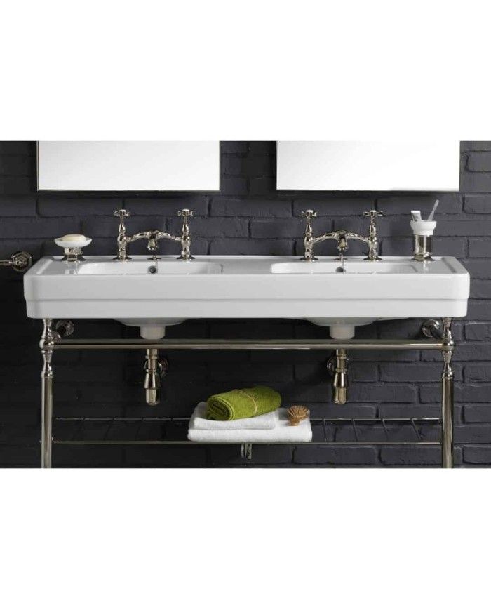 Robinet pont bas lavabo Bleu Provence