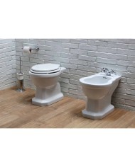 WC au sol Bleu Provence '900