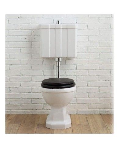 WC au sol réservoir mi-haut Bleu Provence '900