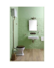 WC sol réservoir haut Bleu Provence 900