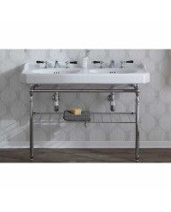 Lavabo double 120cm Bleu Provence '700