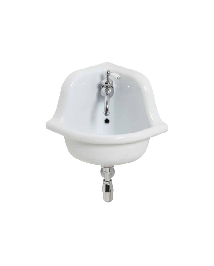 Lavabo d'angle 42cm true colors Bleu Provence