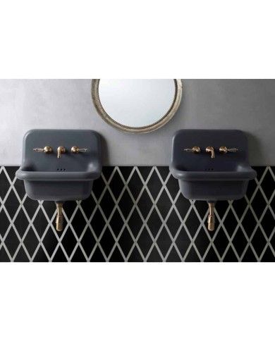 Lavabo medium size 60cm True Colors Bleu Provence