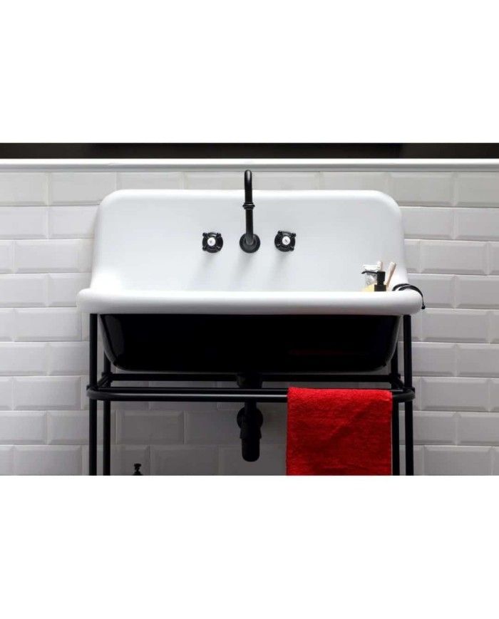 Lavabo large size 90cm true colors Bleu Provence