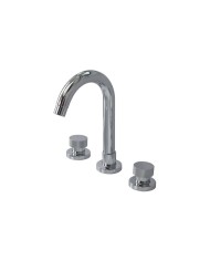 Robinet lavabo 3 trous - So Fifties - Bleu Provence