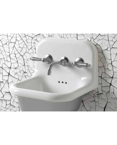 Robinet droit mural True Colors Bleu Provence