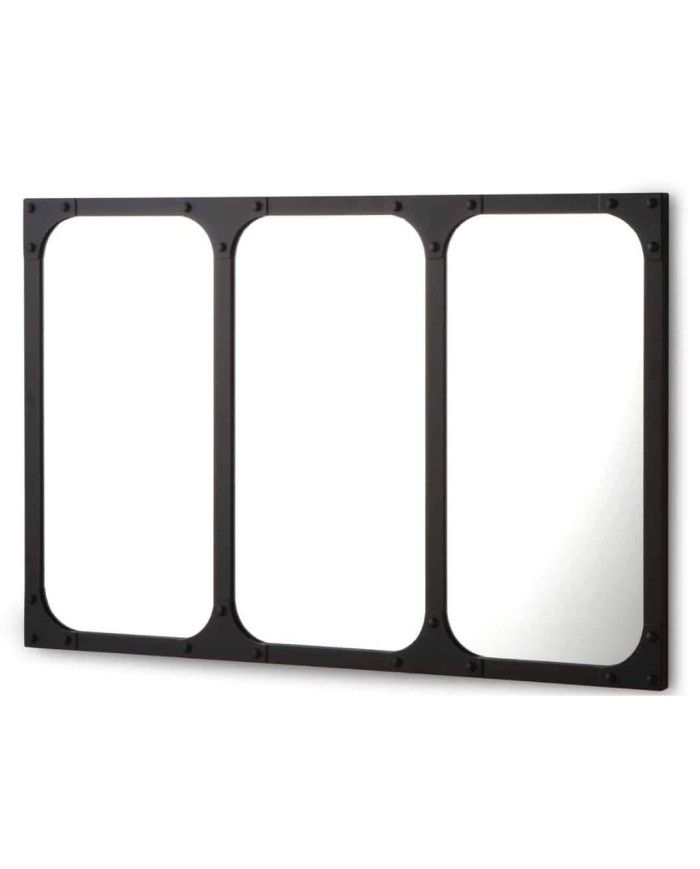 Miroir 90x60cm - Industrialis Bleu Provence