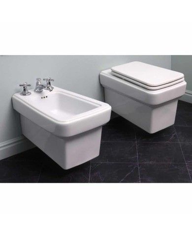 Bidet suspendu - So Fifties - Bleu Provence