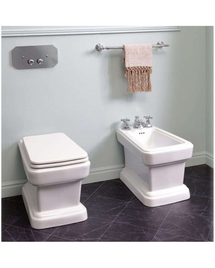 Bidet au sol So Fifties Bleu Provence