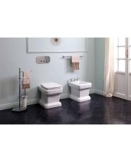 Bidet au sol - So Fifties - Bleu Provence