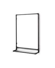 Miroir + étagère - Bleu Provence