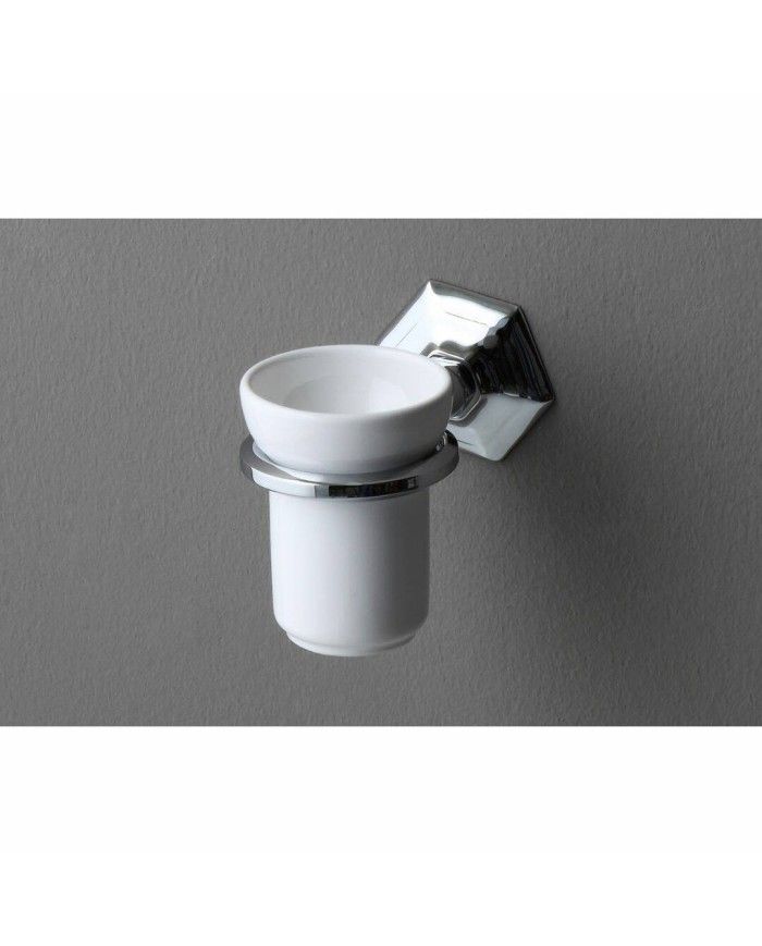 Porte brosse à dents mural Série Lux Bleu Provence