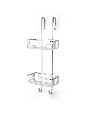 Double grille douche à poser Accessori Bleu Provence