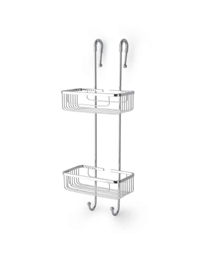 Double grille douche à poser Accessori Bleu Provence